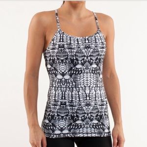 Lululemon Patterned Power Y Tank